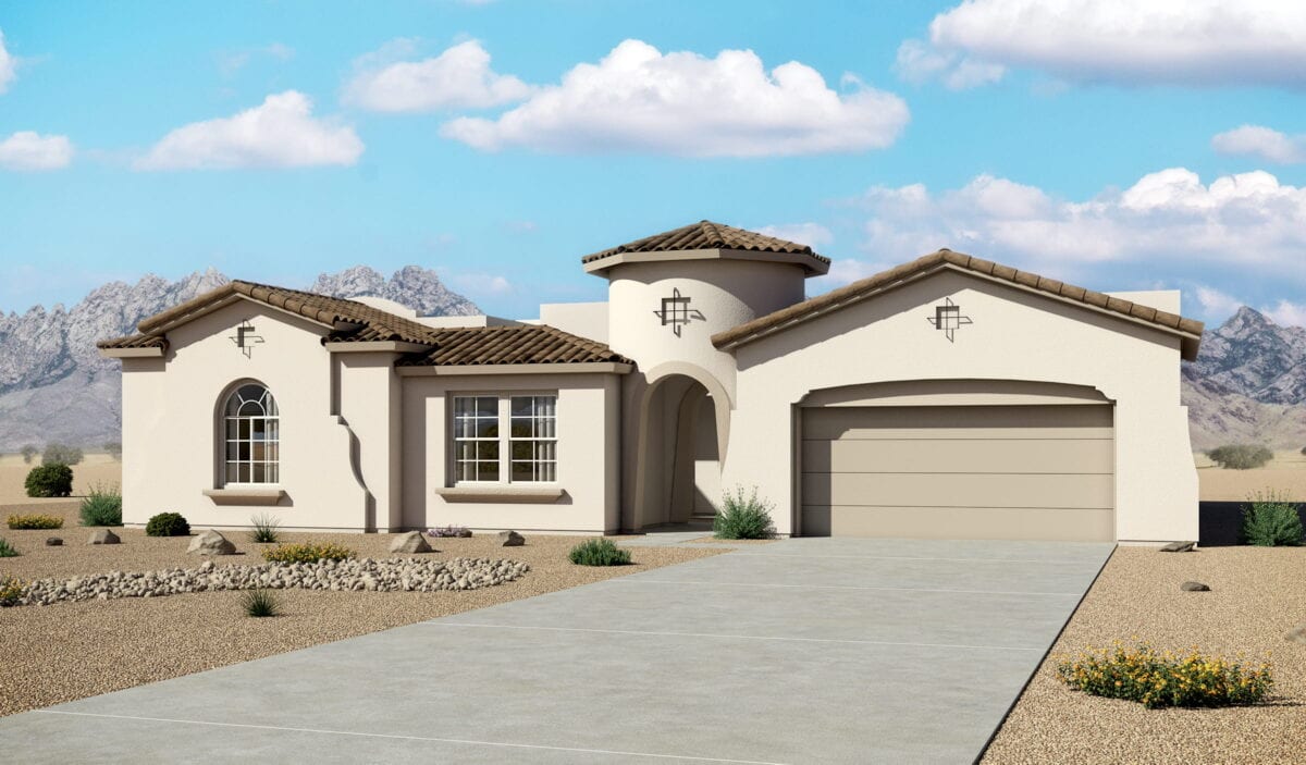 Hakes Brothers Spanish Exterior Home Rendering