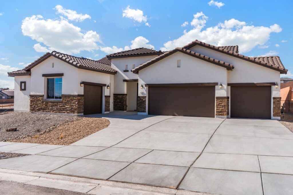 Hakes Brothers model home exterior.