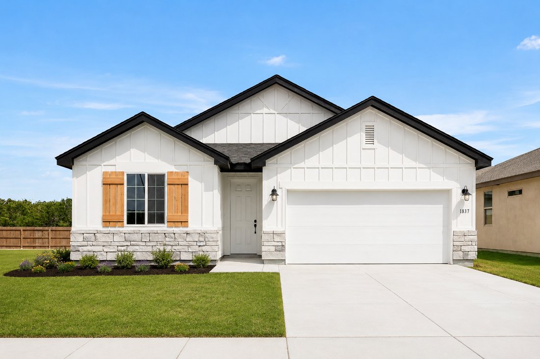 Farmhouse New Home Floorplan at The Grove by Hakes Brothers