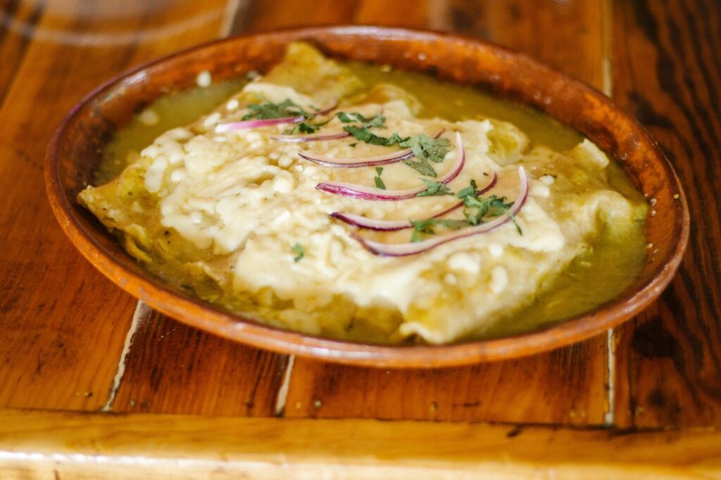 Plate of enchiladas