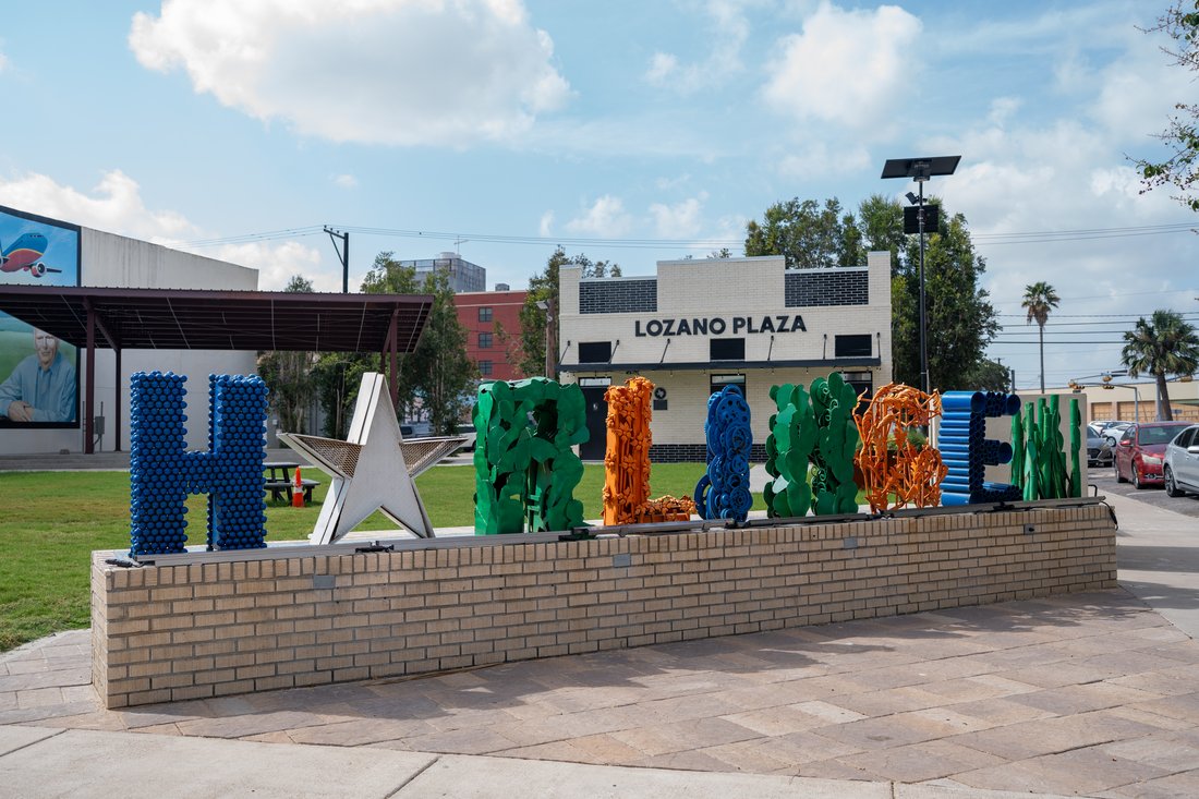 Downtown Harlingen TX sign