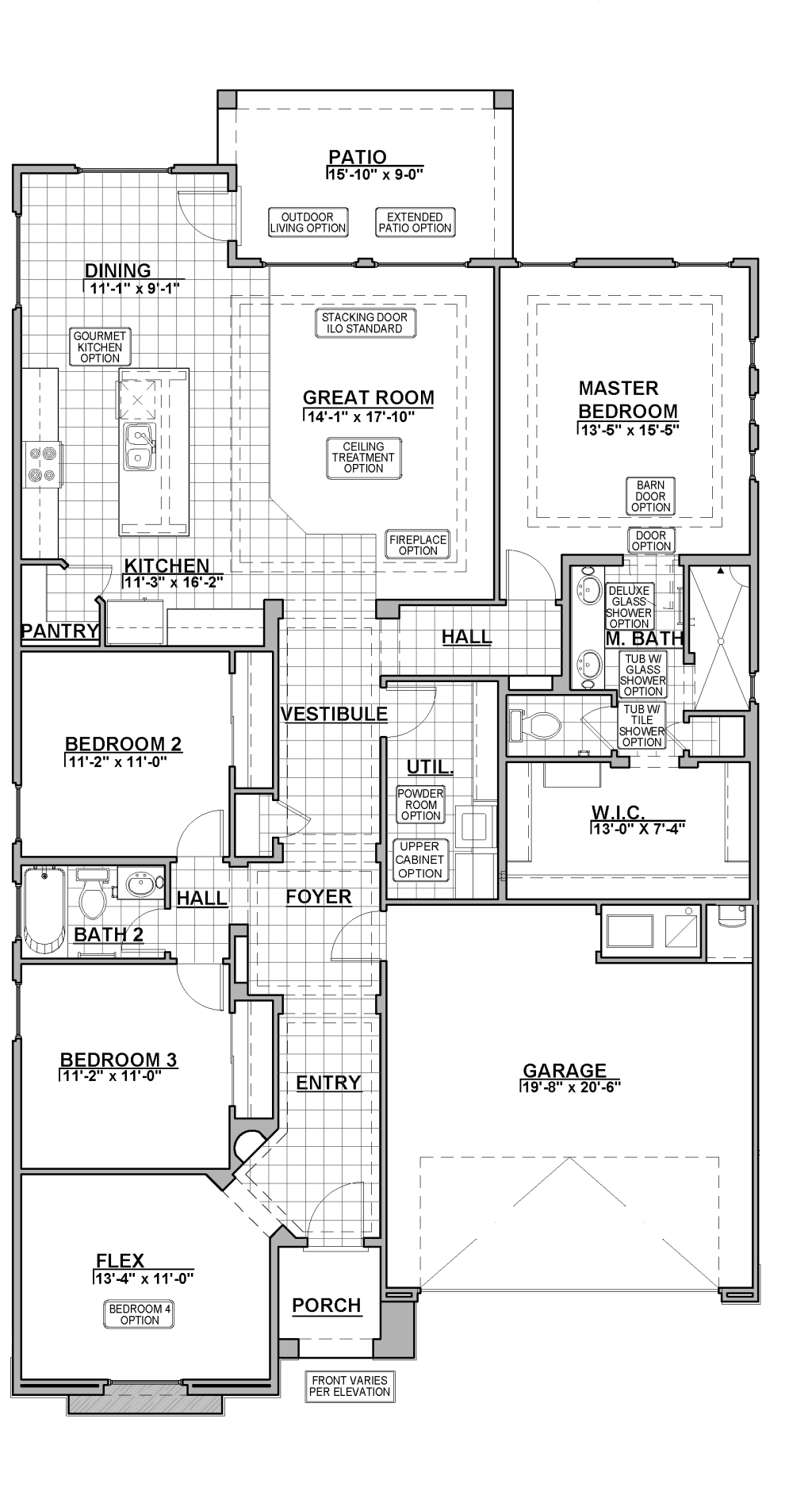 Los Diamantes 1920 floorplan