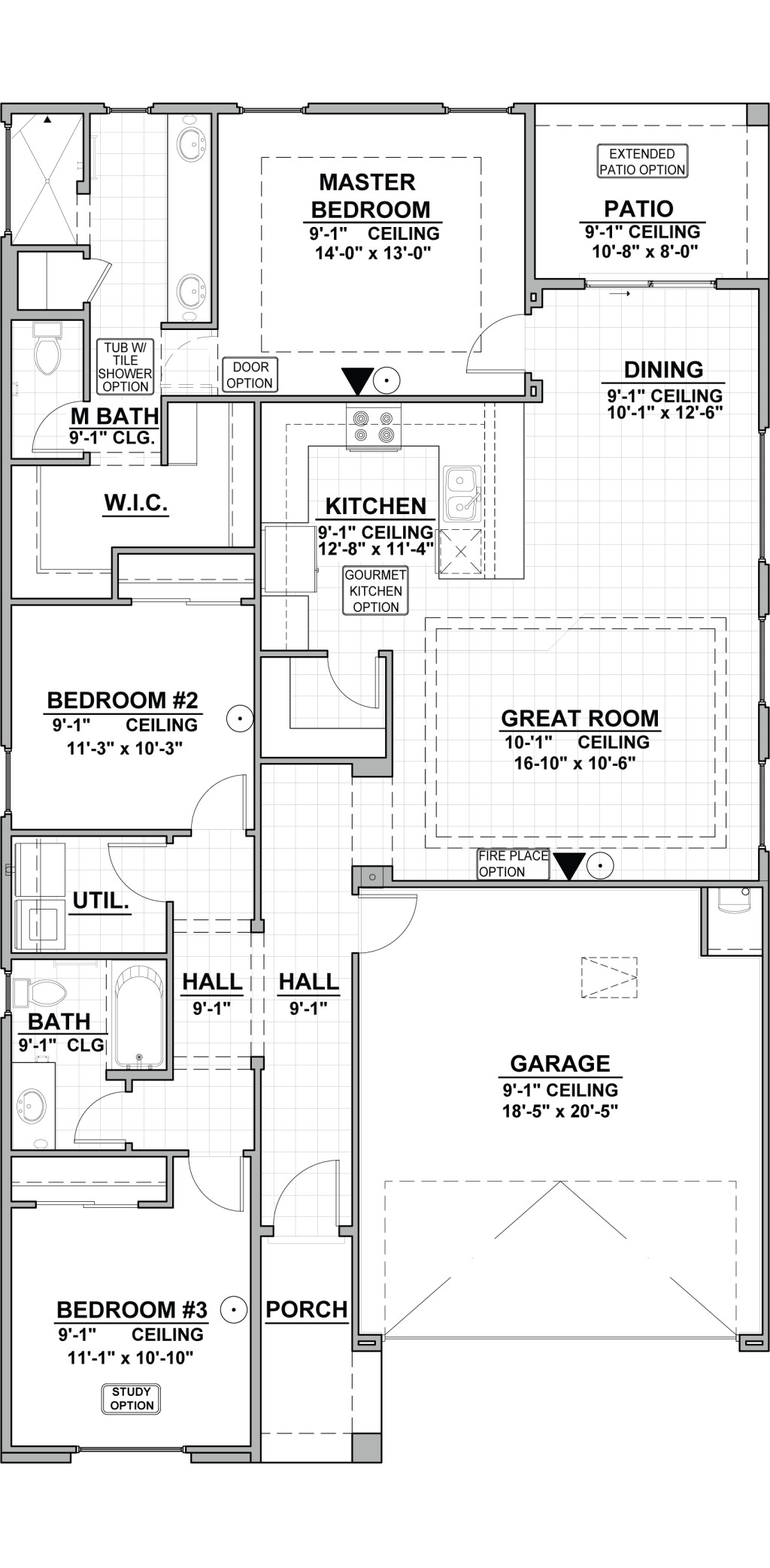 Valle Prado 1540 Floor Plan Valle Prado 1540 Floor Plan