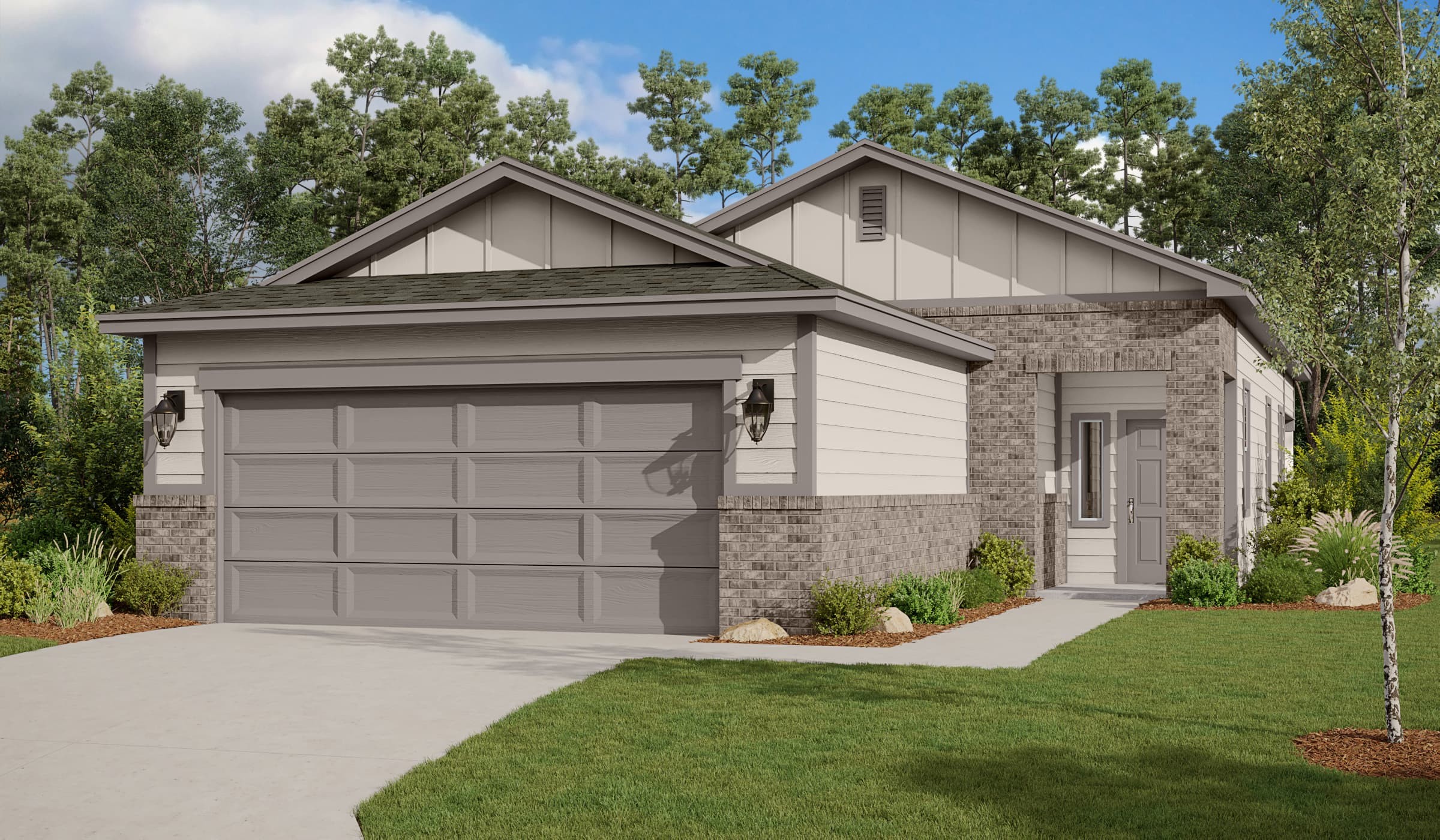 Hunter's Place 1748 Pecos Traditional Elevation