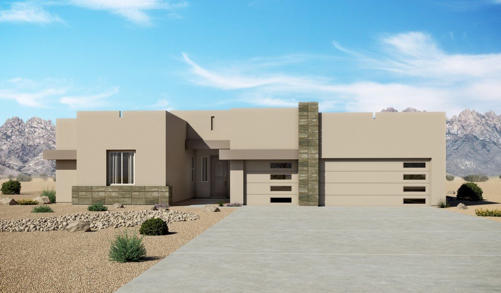 The Bluffs 3012 Contemporary Elevation