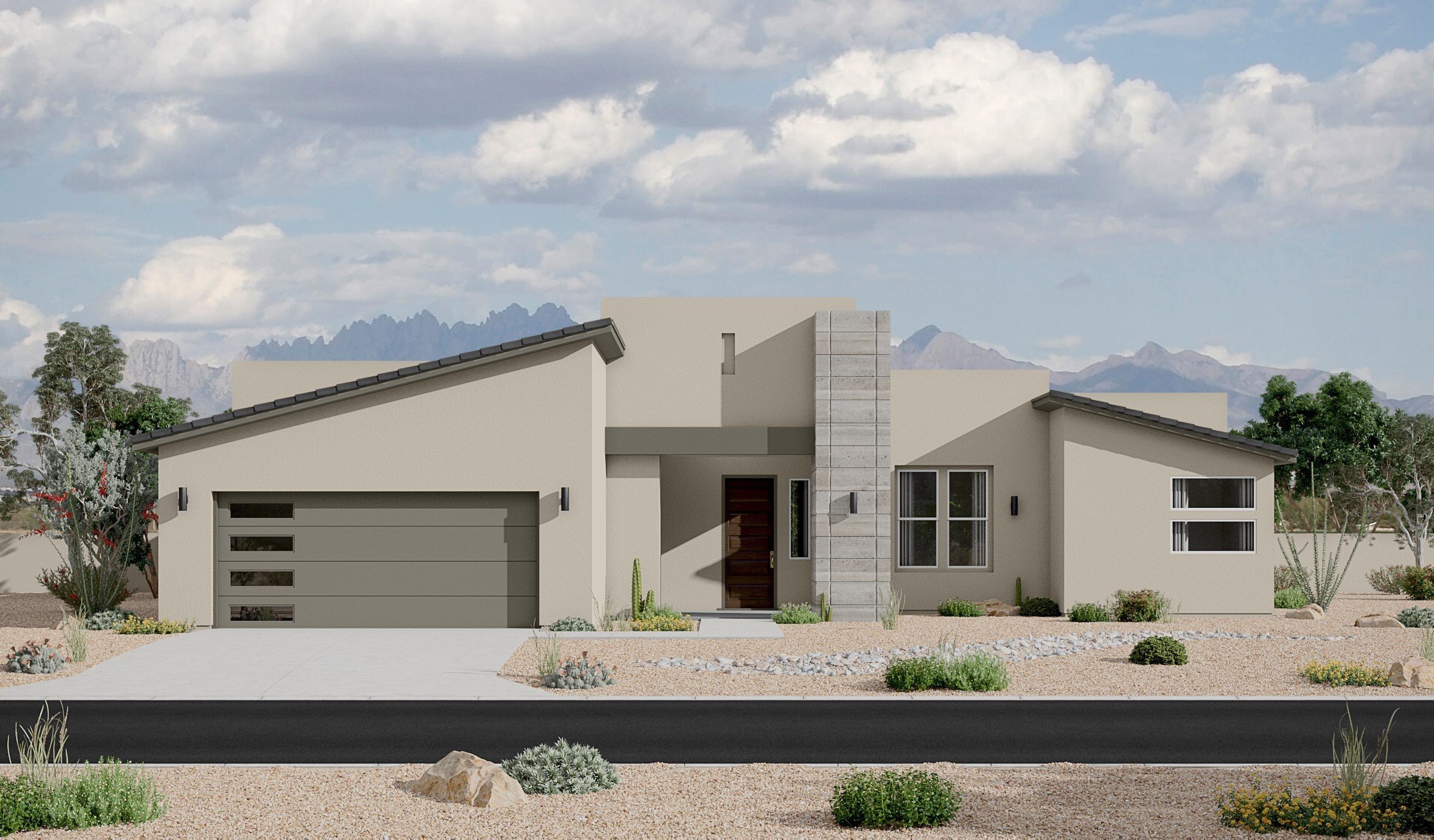 Red Hawk Estates 2088 Contemporary Elevation