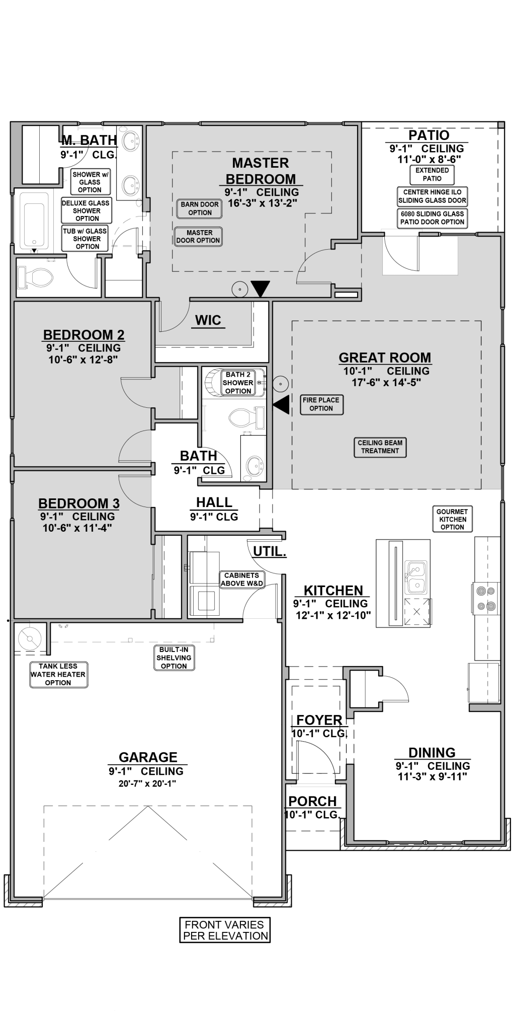 Hannah Heights 1630 Layout