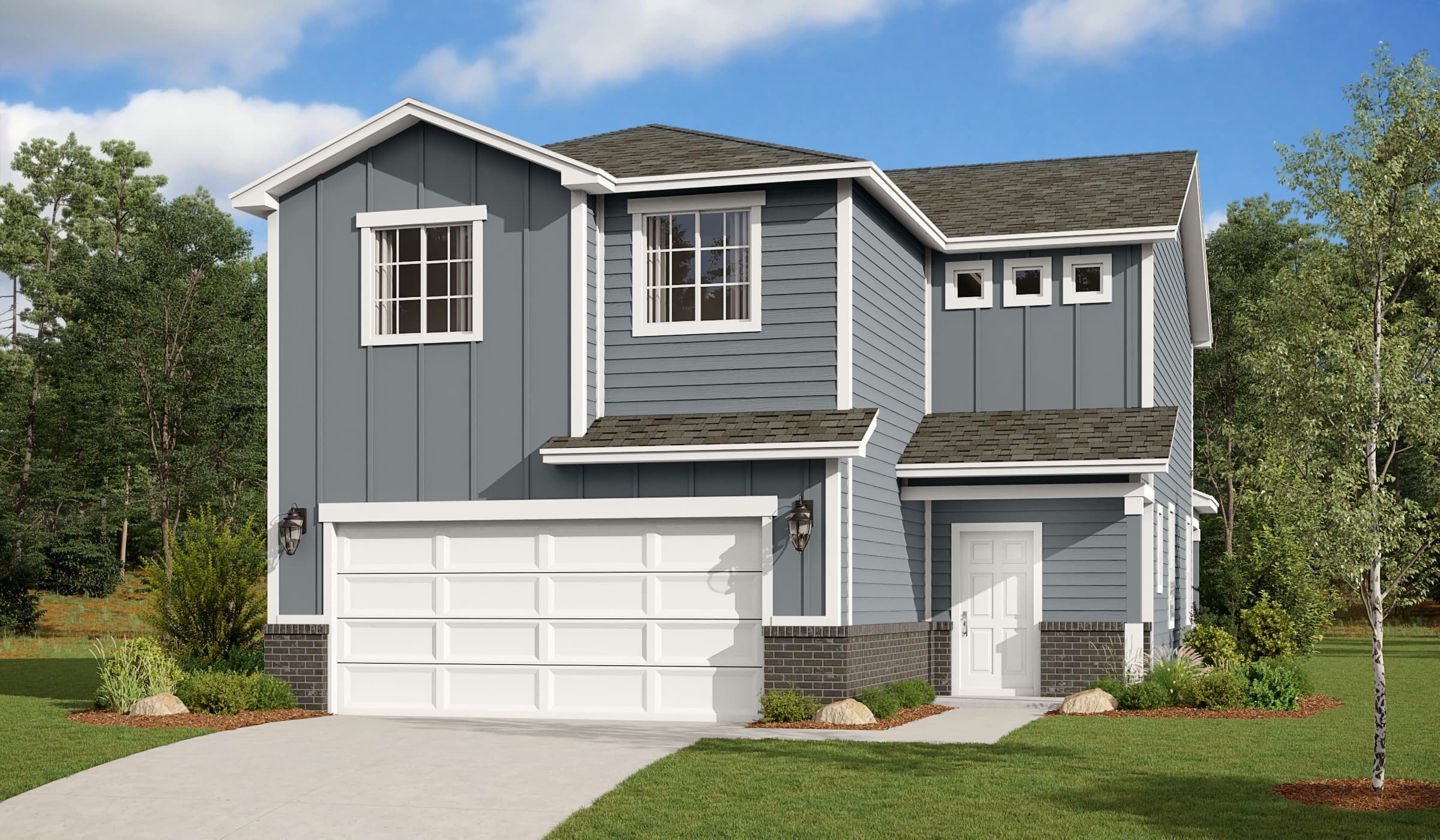 Hunters Place 2315 Colorado Traditional Elevation