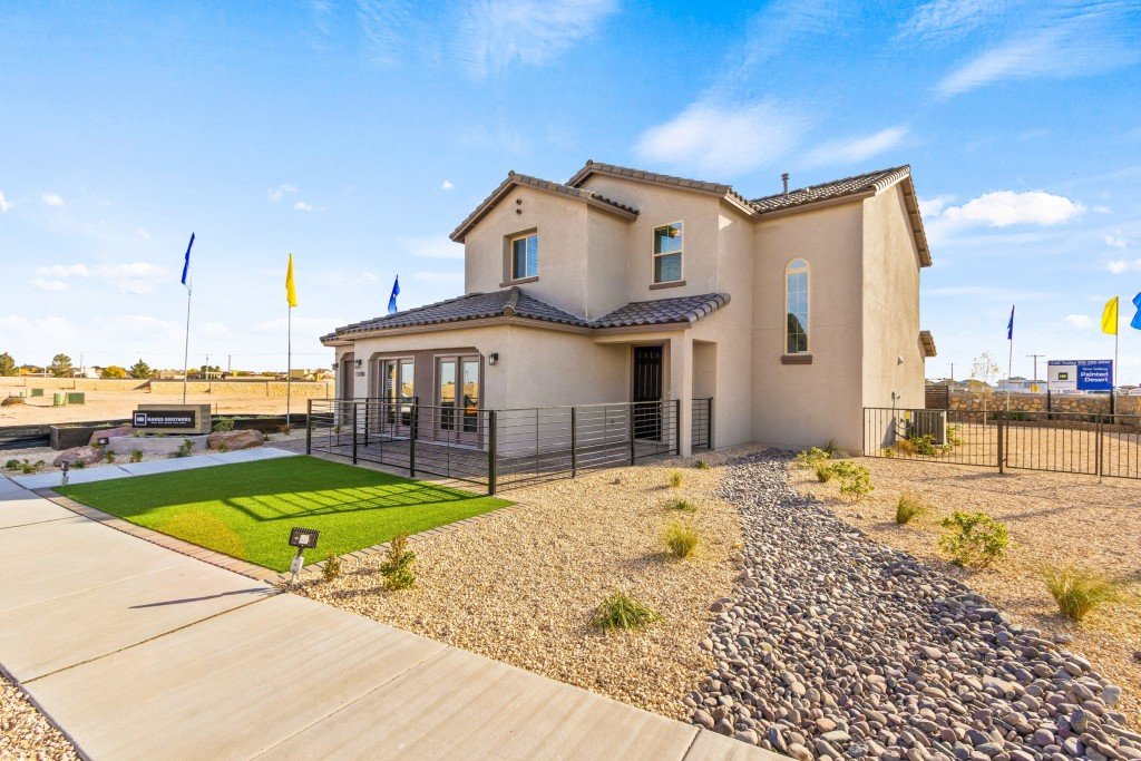 Exterior Elevation - Painted Desert - Timberon Model Home