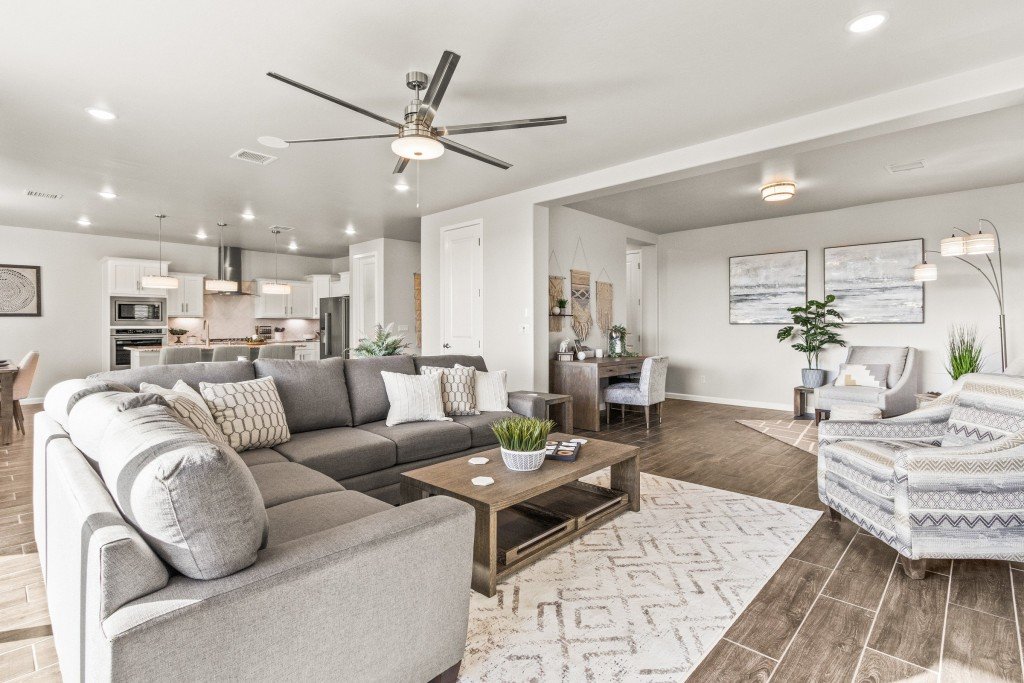 Living Room - Painted Desert - Timberon Model Home