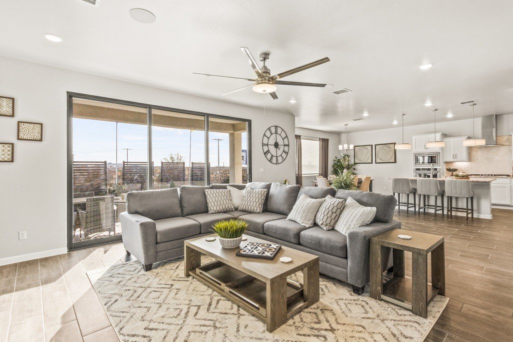 Living Room - Painted Desert - Timberon Model Home