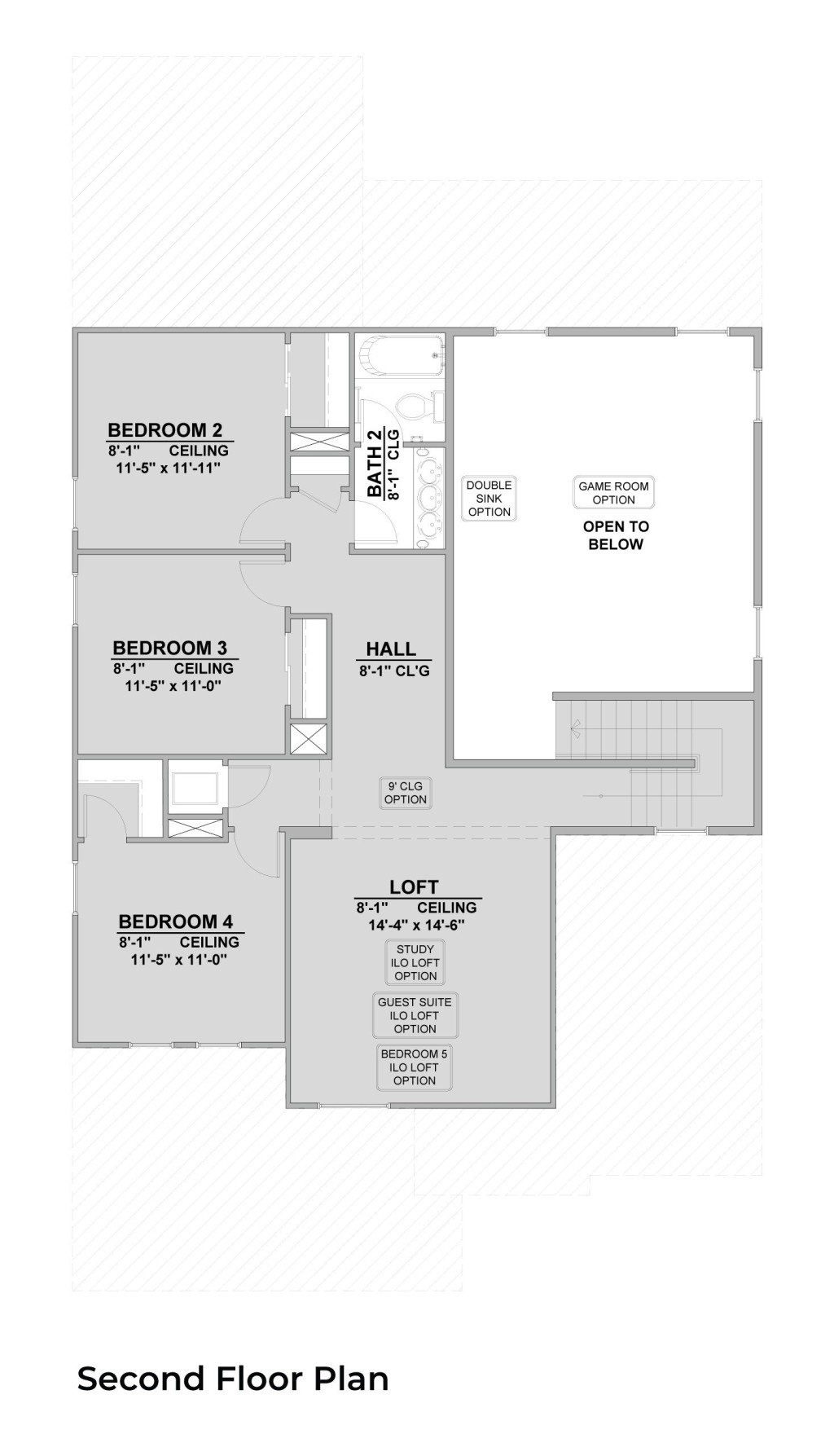 RST-2675 CAPITAN II FLOORPLAN 2nd FLOOR