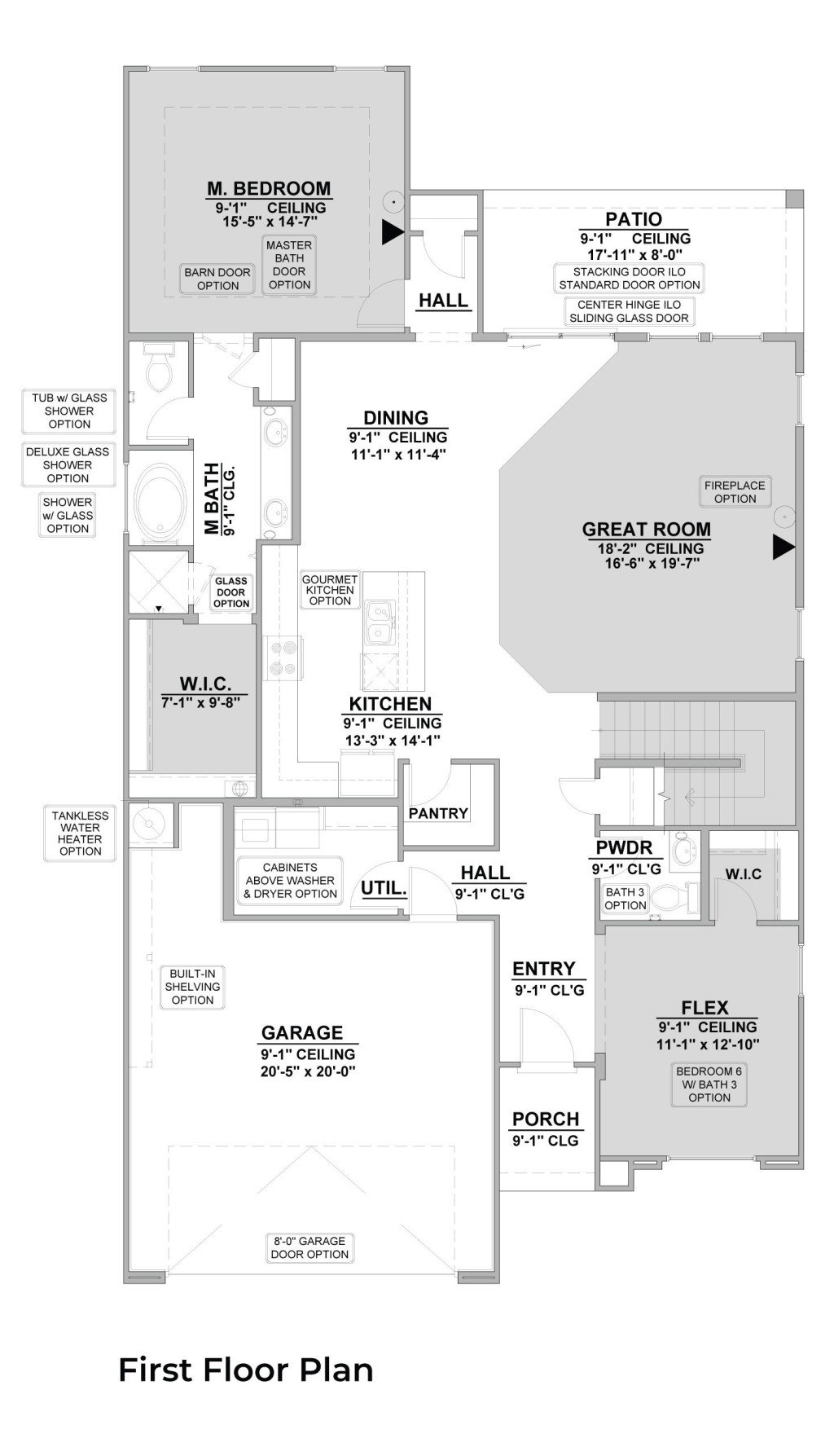 RST-2675 CAPITAN II FLOORPLAN 1st FLOOR