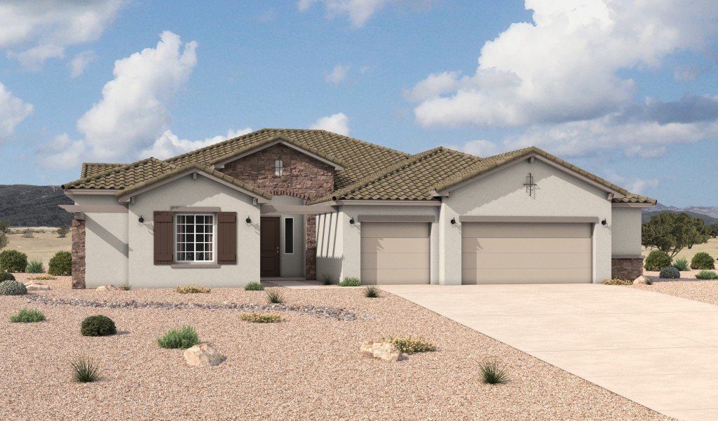 Lomas Encantadas 3012 Tuscan Elevation Garage Ext Option